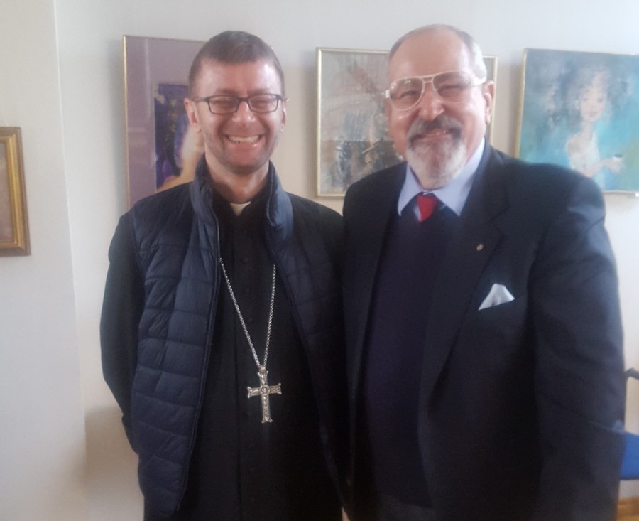 Spotkanie z biskupem Edwardem Kawą we Lwowie